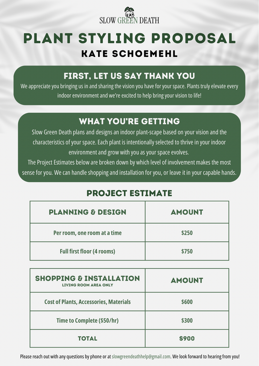 Plant Styling & Installation - Kate Schoemehl