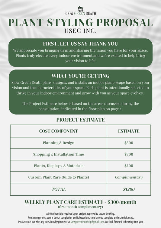 Plant Styling Project - USEC